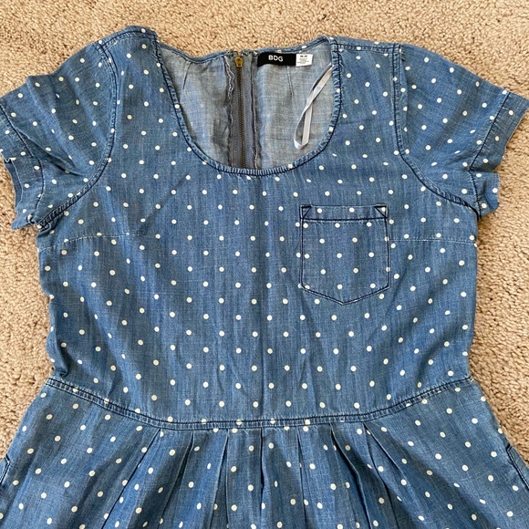 Urban outfitters blue polka dot dress, size M - Picture 3 of 6